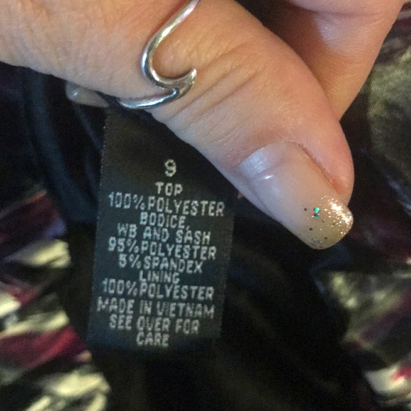 DONATED— Beautiful silky dress - Picture 6 of 7